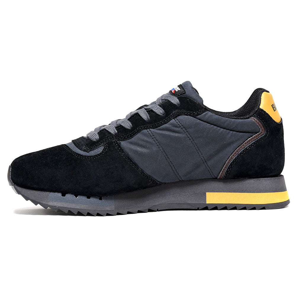 Blauer Queens01 Wax Man Taslan Running Black