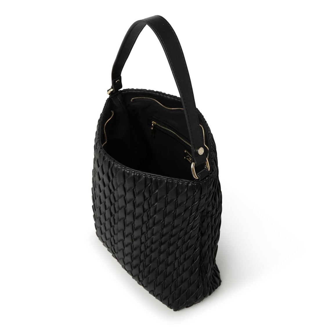 V73 borsa piatta a mano con tracolla con logo marca