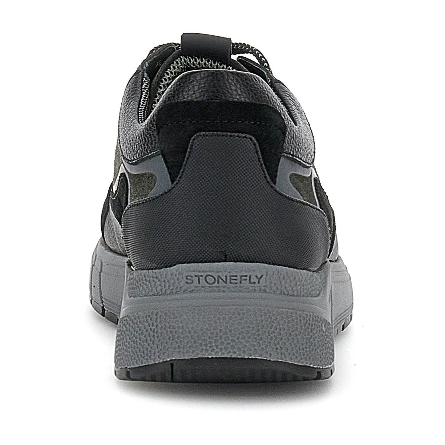 Stonefly Sneakers Action 28 velour Nappa Nabuk in pelle Nera