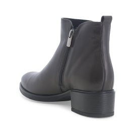 Melluso Stivaletto in pelle Zip laterale Marrone