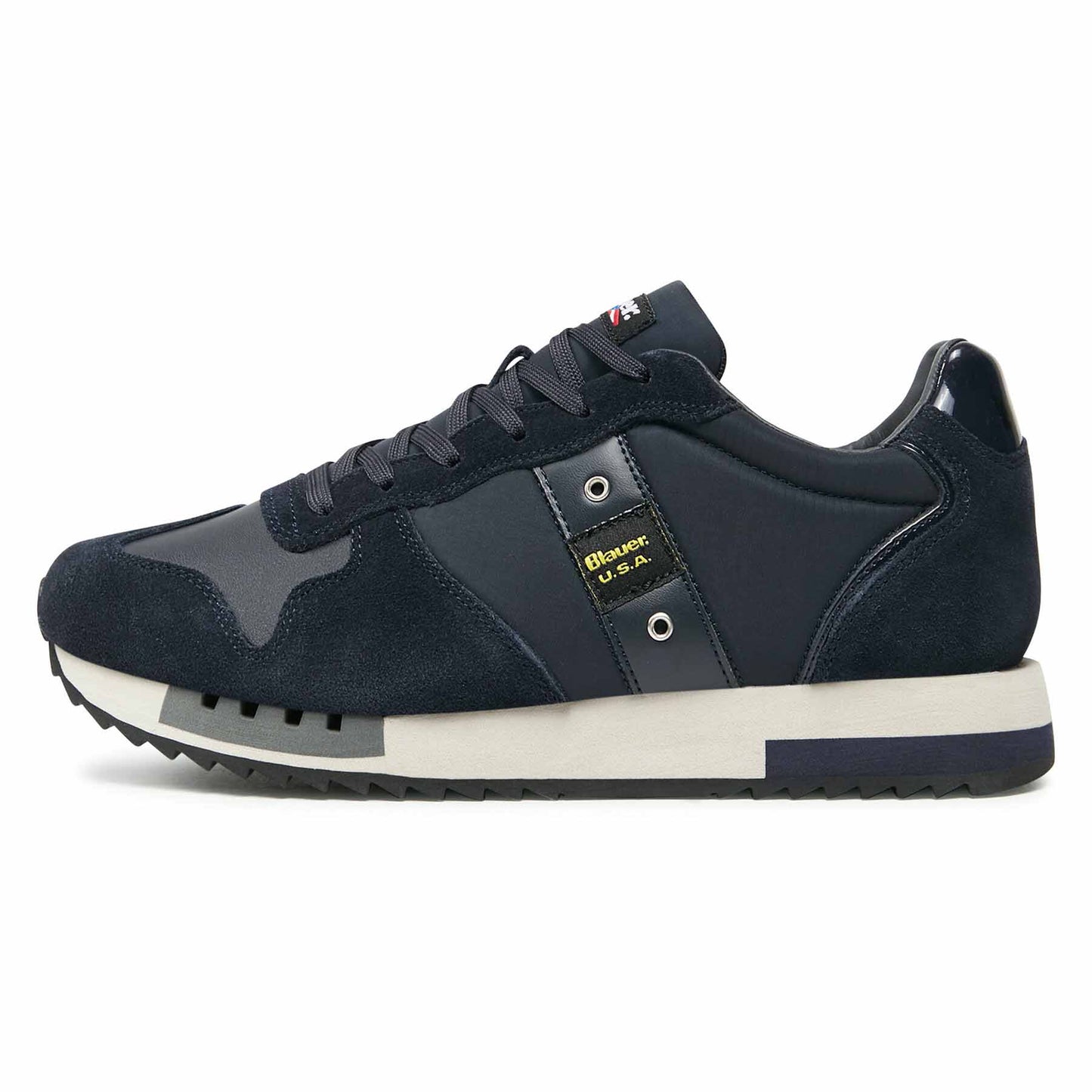 Blauer sneaker blu con lacci fondo gomma
