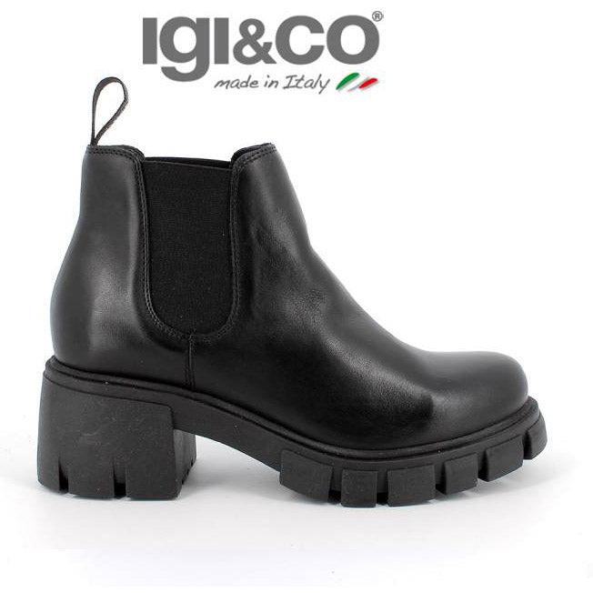 Igi&Co Anfibio in Nappa Nero