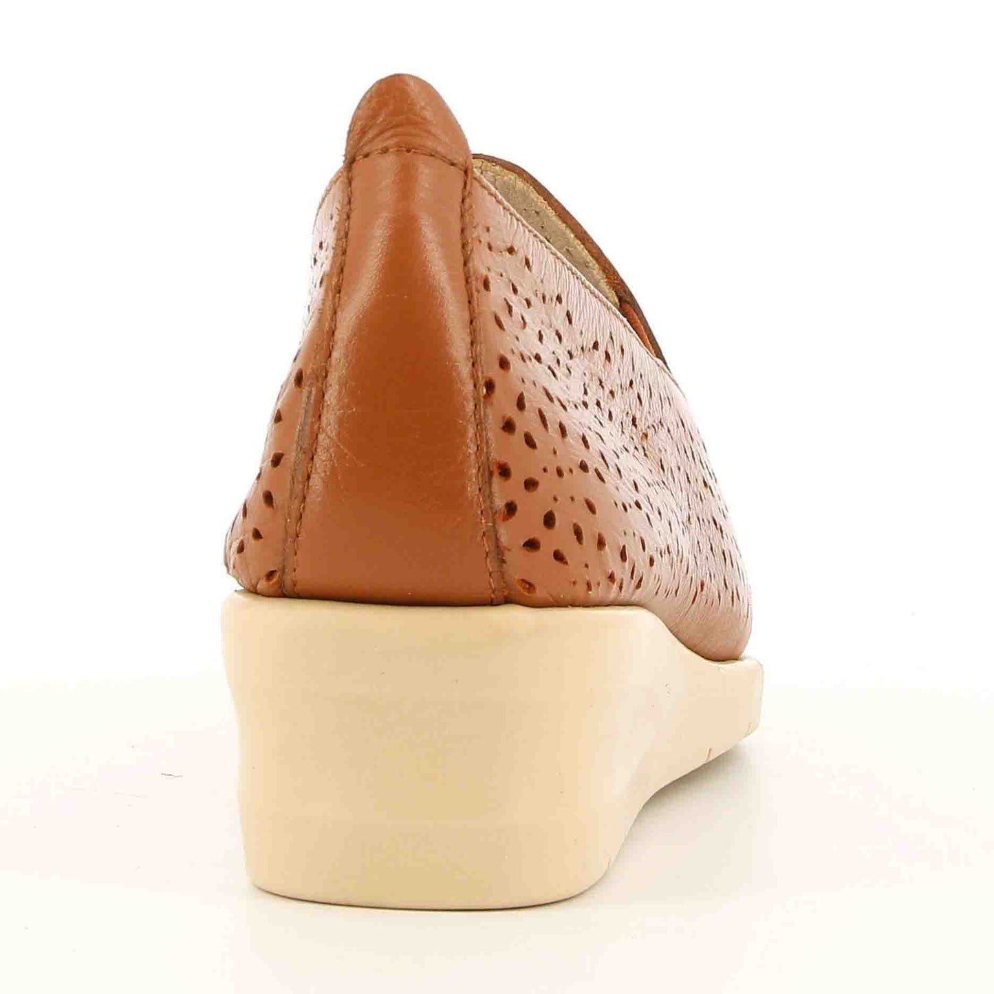 Melluso Mocassini in pelle traforata comfortCuoio