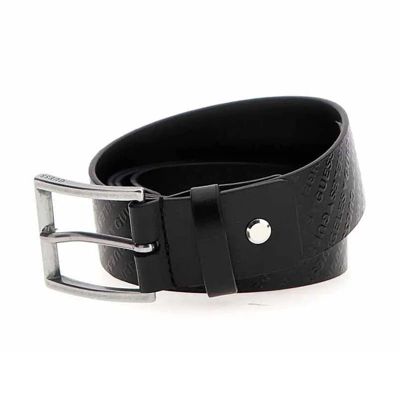Guess donna cintura nera con logo lucido