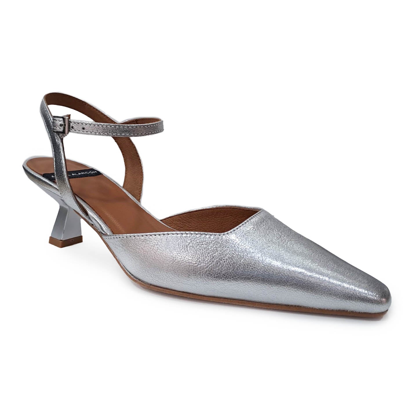 Angel Alarcon Slingback Argento