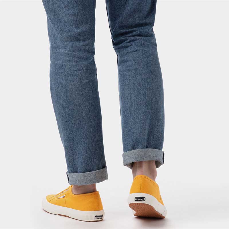 Superga sneakers in cotone giallo