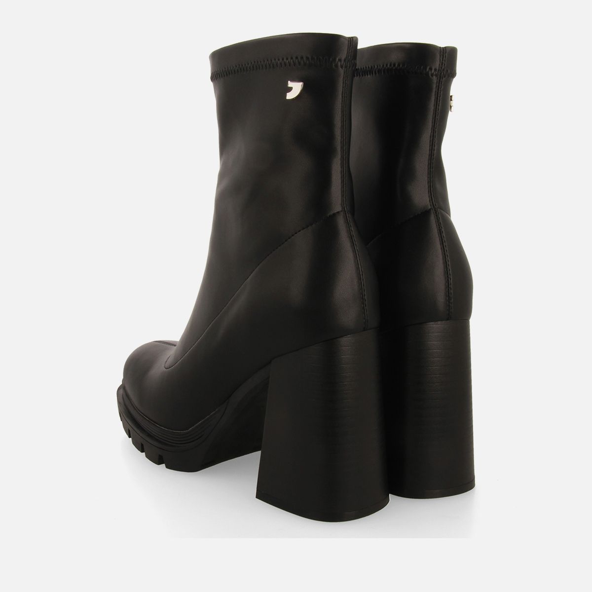 Gioseppo stivaletto in similpelle elasticizzato tacco70 largo