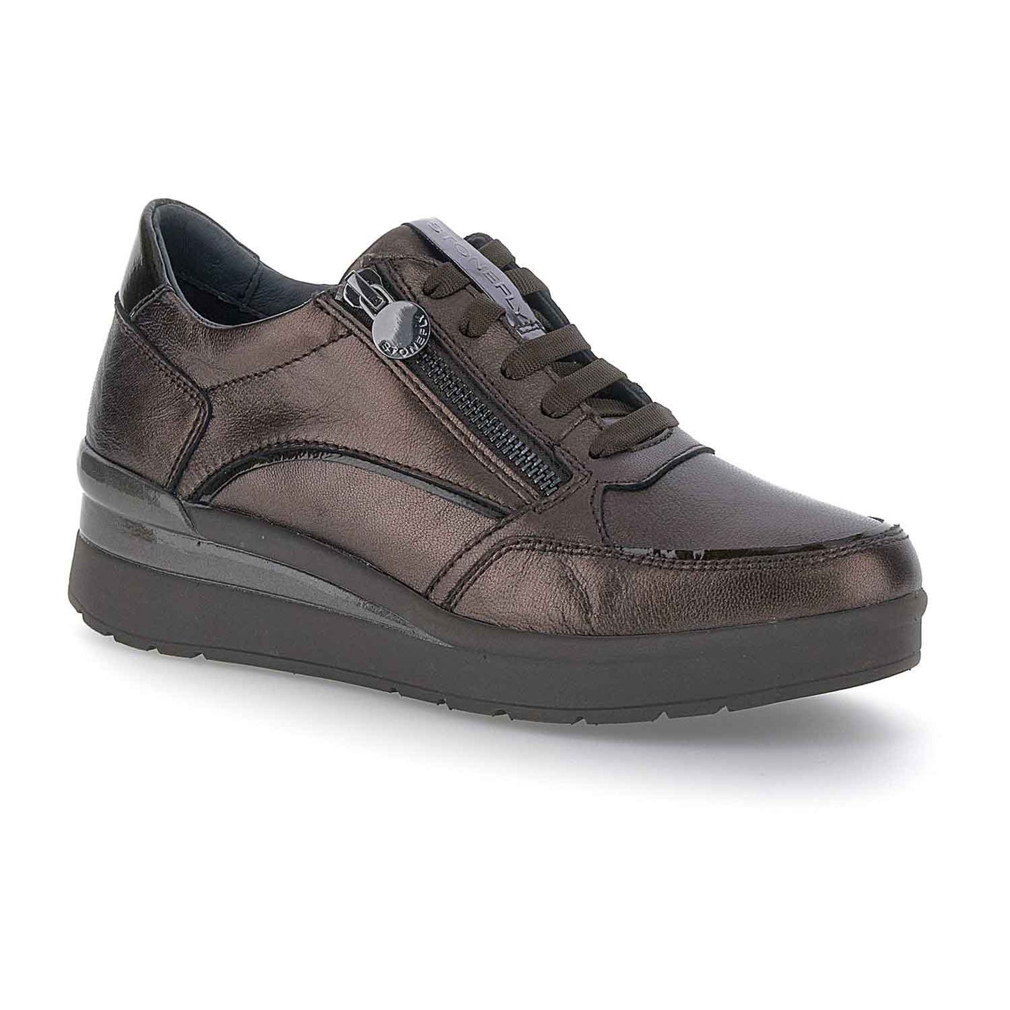 Stonefly Sneakers Cream 58 Marrone