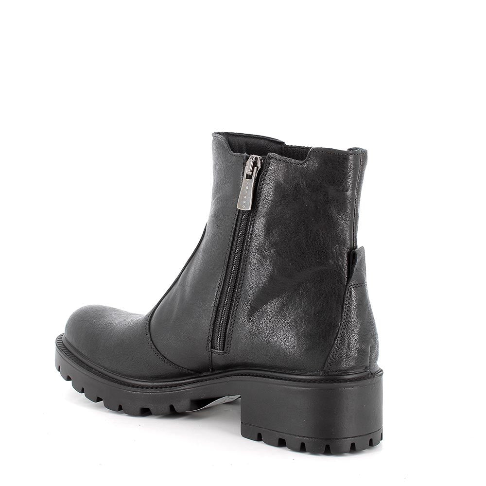 Igi&Co Stivaletti con tacco in pelle da donna nero
