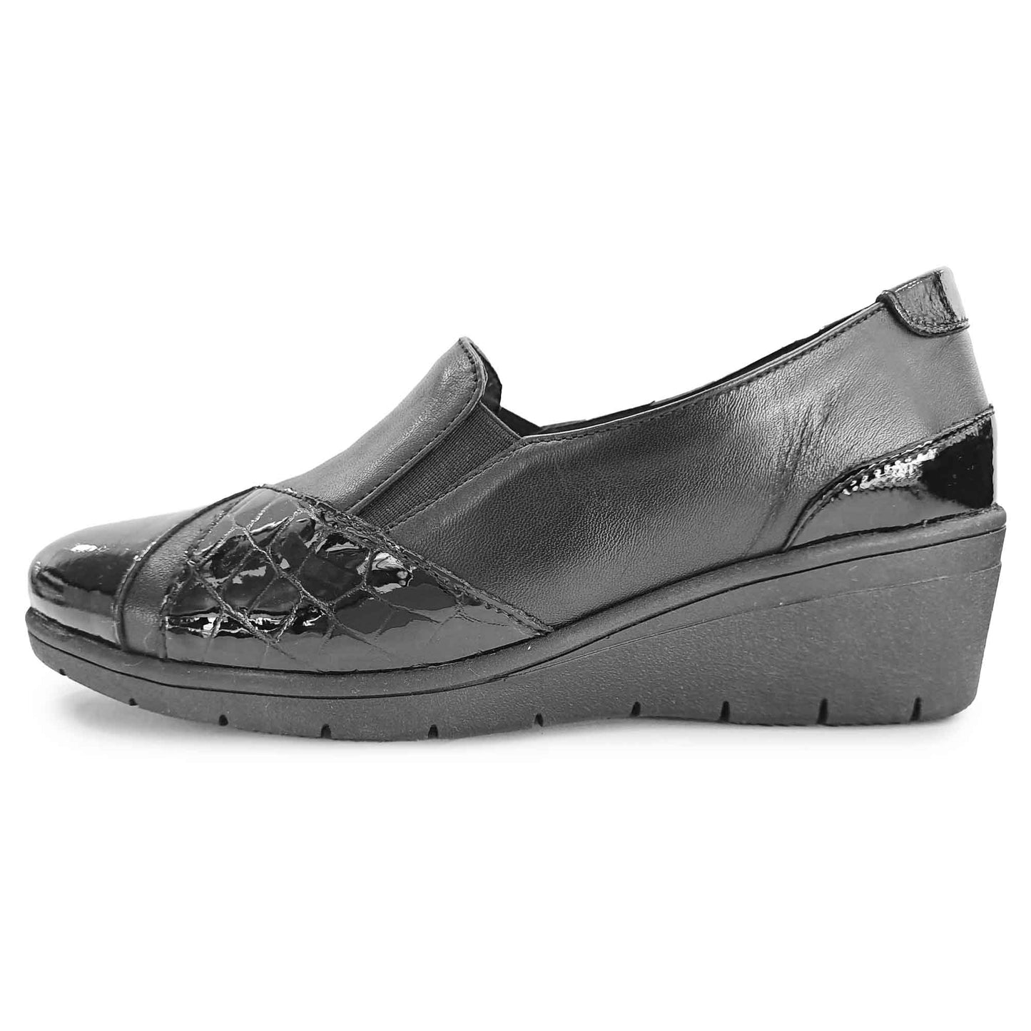 Melluso mocassino comfort in pelle Nero