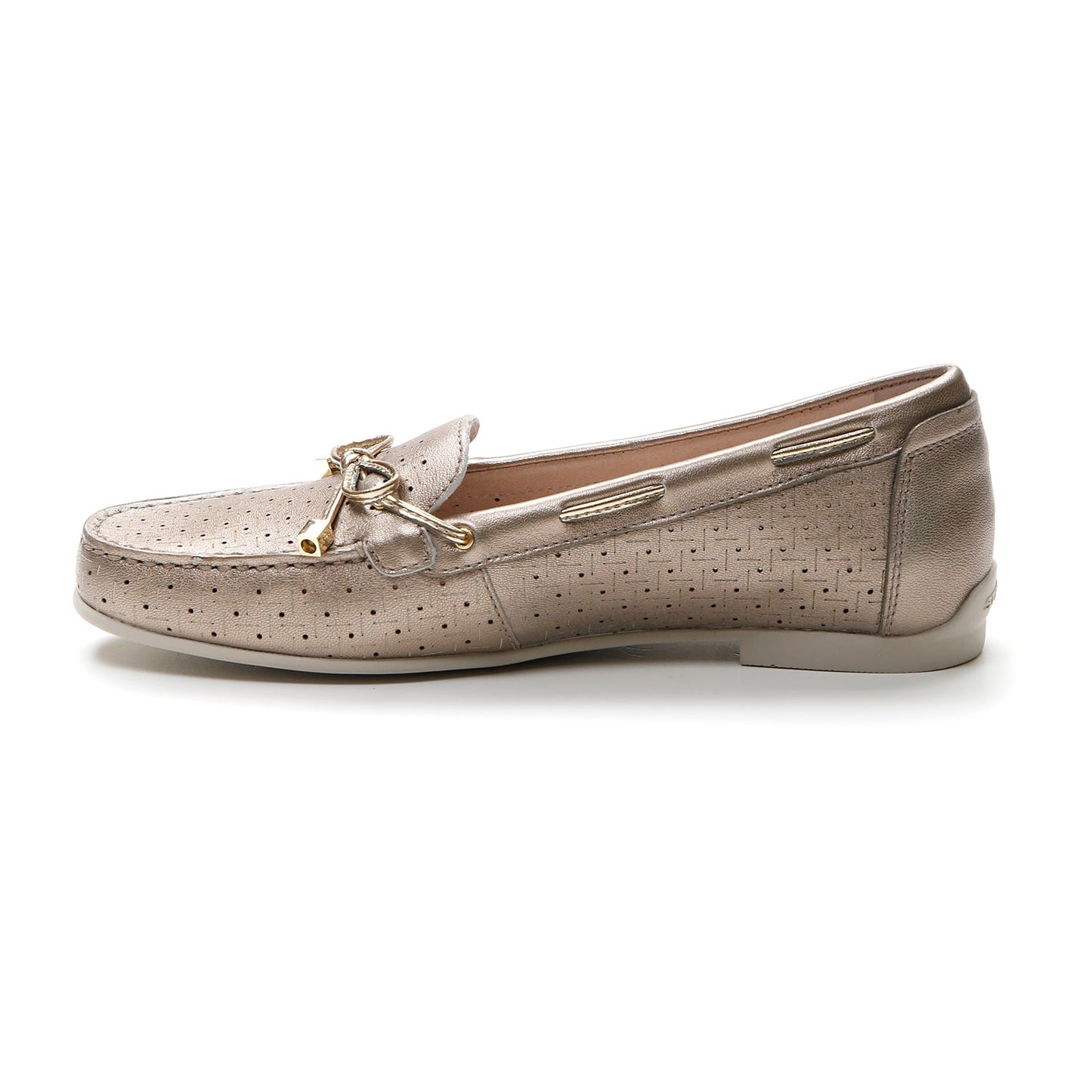 Stonefly Mocassino da donna in pelle laminata oro CAPRI 1