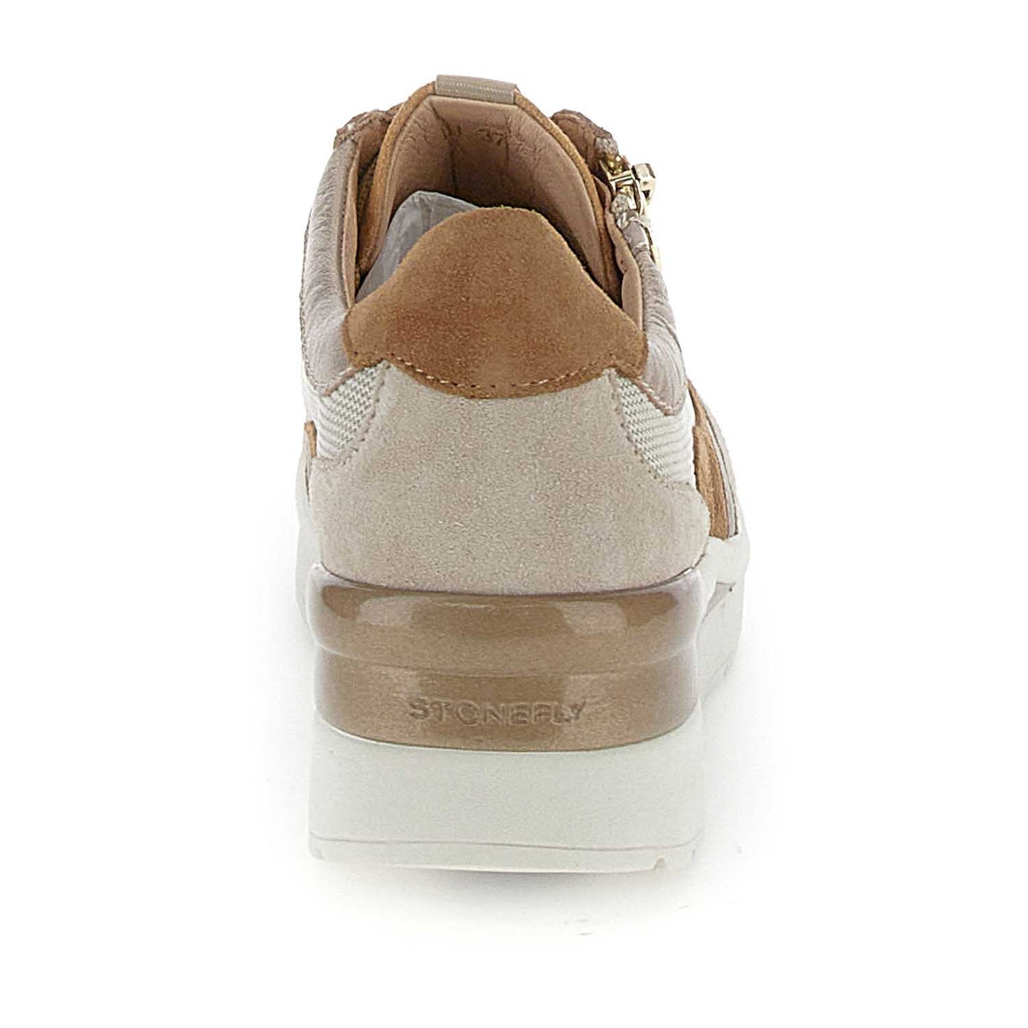 Stonefly sneakers cream 52 Velour Marrone