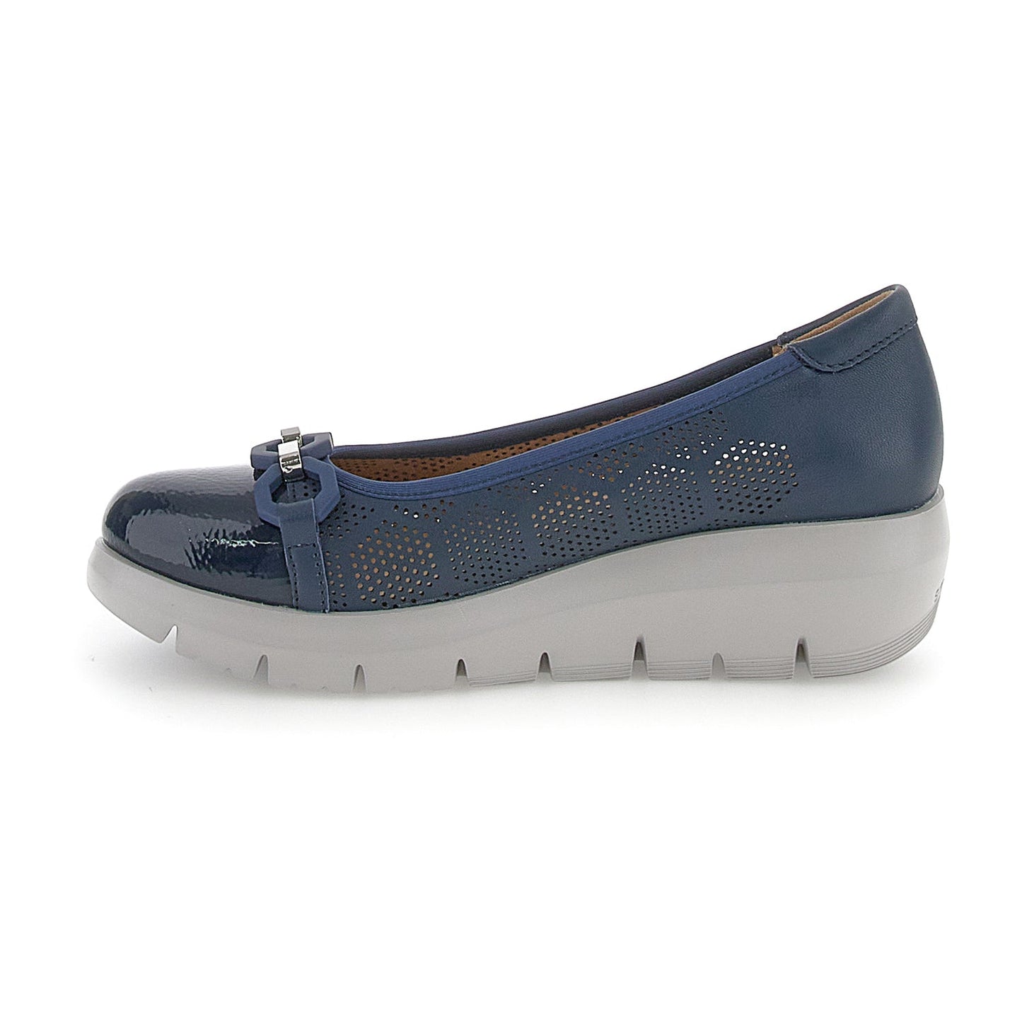 Stonefly Ballerina da donna in pelle nappa blu