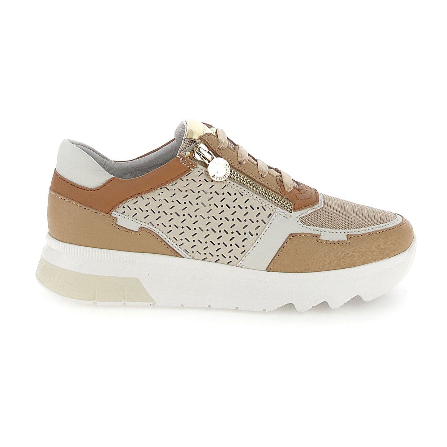 Stonefly NAPPA LEATHER Birch White