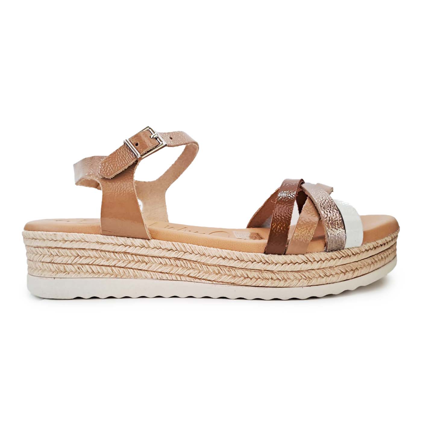 Oh My Sandals Duna taupe Multicolor