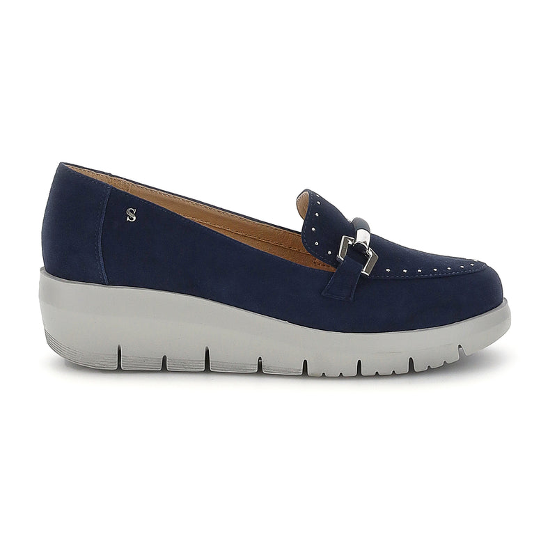 Stonefly PLUME 45 in pelle blu
