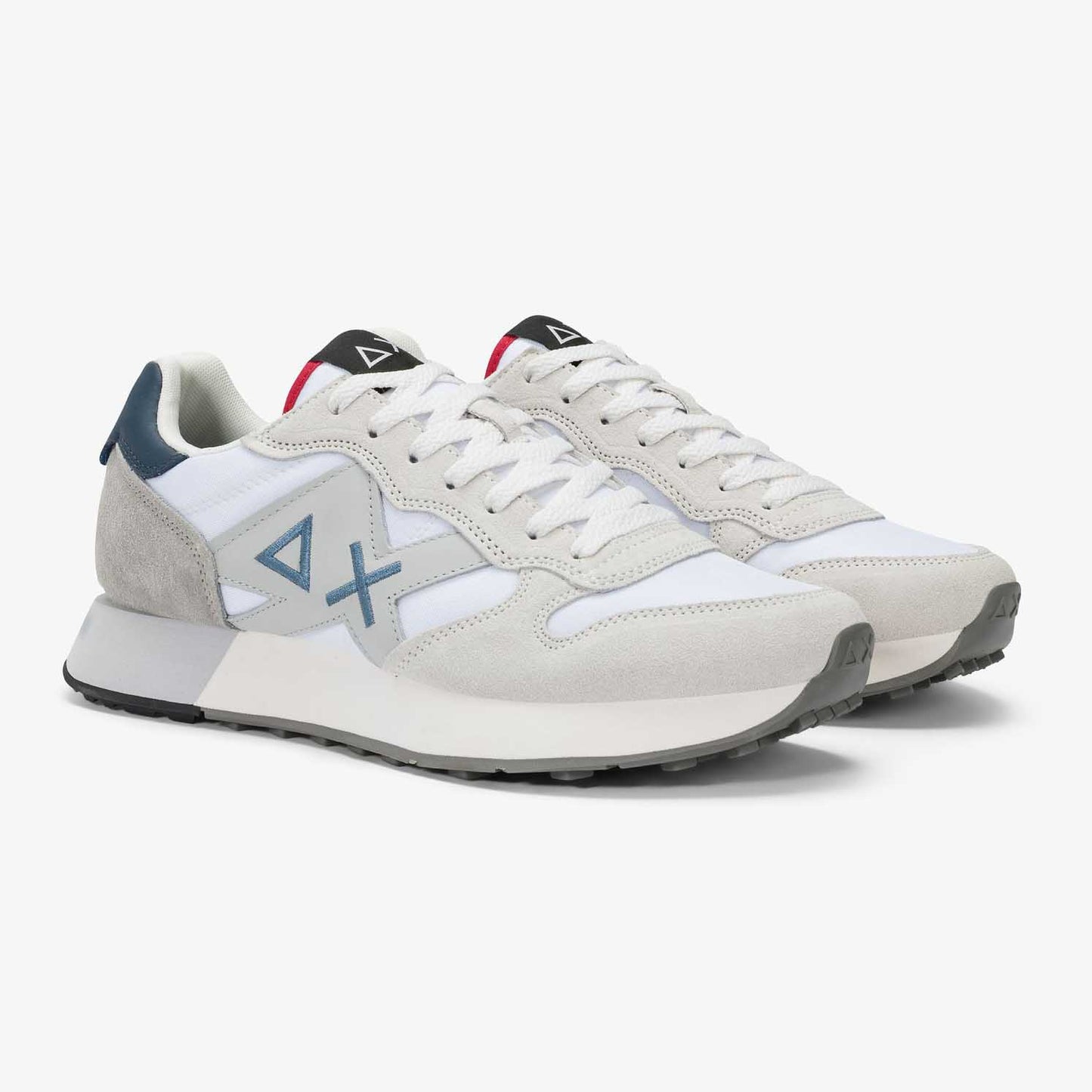 Sun68 Jaki 2.0 Solid in nylon e suede bianco