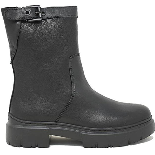 Stonefly stivaletto donna nero Phoebe 6 Washed Goat ultralight con zip interna