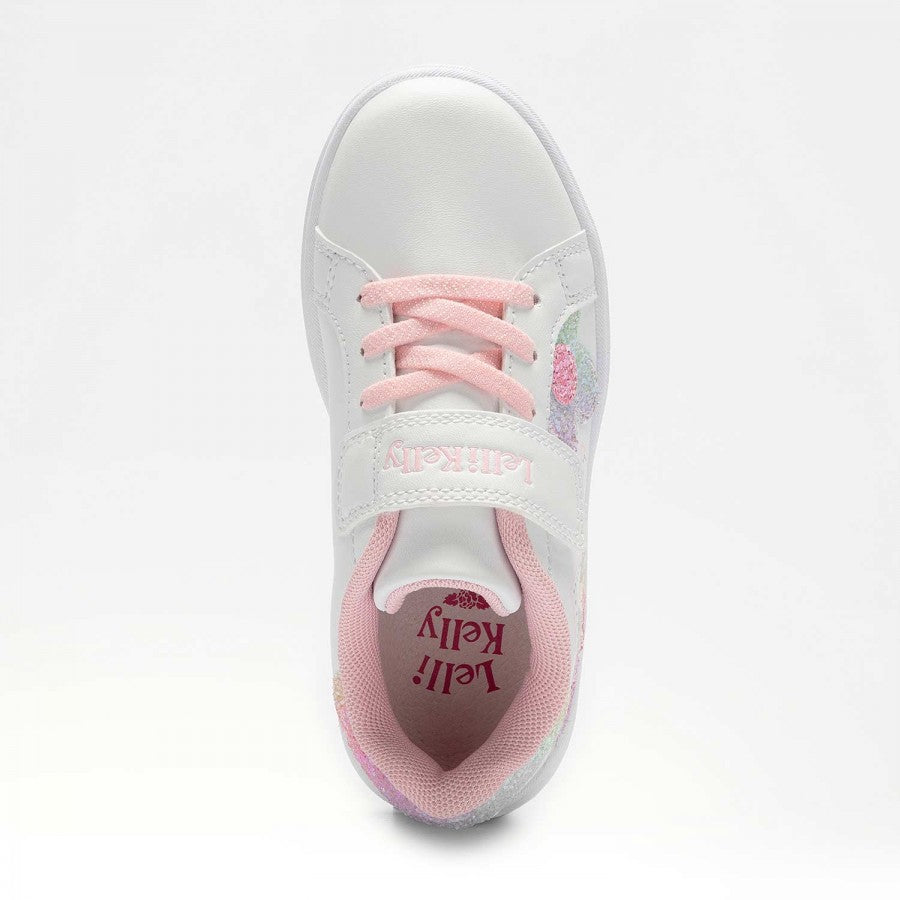 Lelli Kelly sneakers ANITA con strappo fiore glitterato rosa