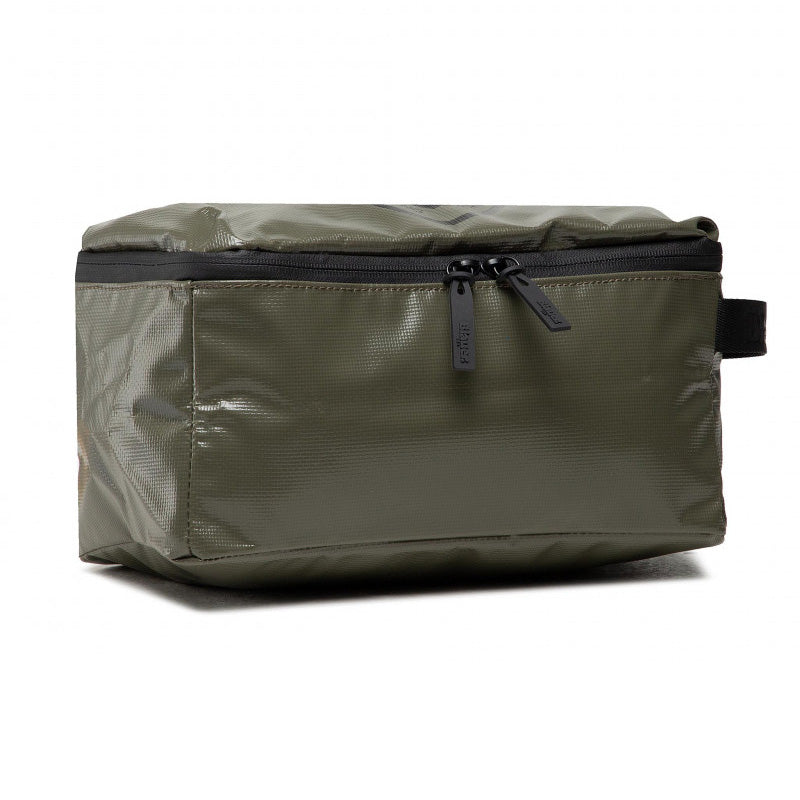 Blauer rivestito in Nylon Beauty Case Verde