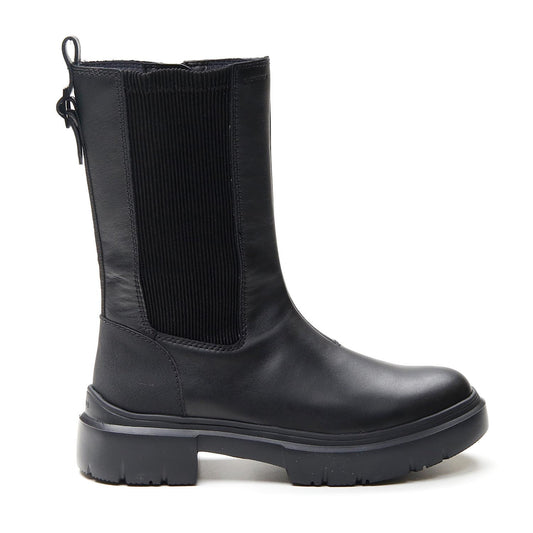Stonefly donna stivale nero PHOEBE 11 con elstico in camoscio