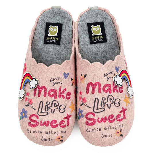 Marpen Slippers Make Life Sweet Pantofole