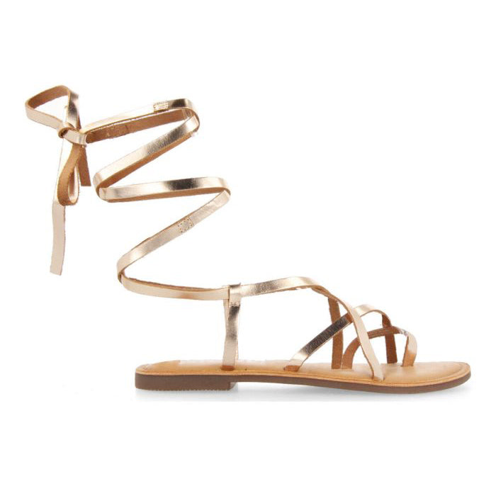 Gioseppo donna sandali schiava oro