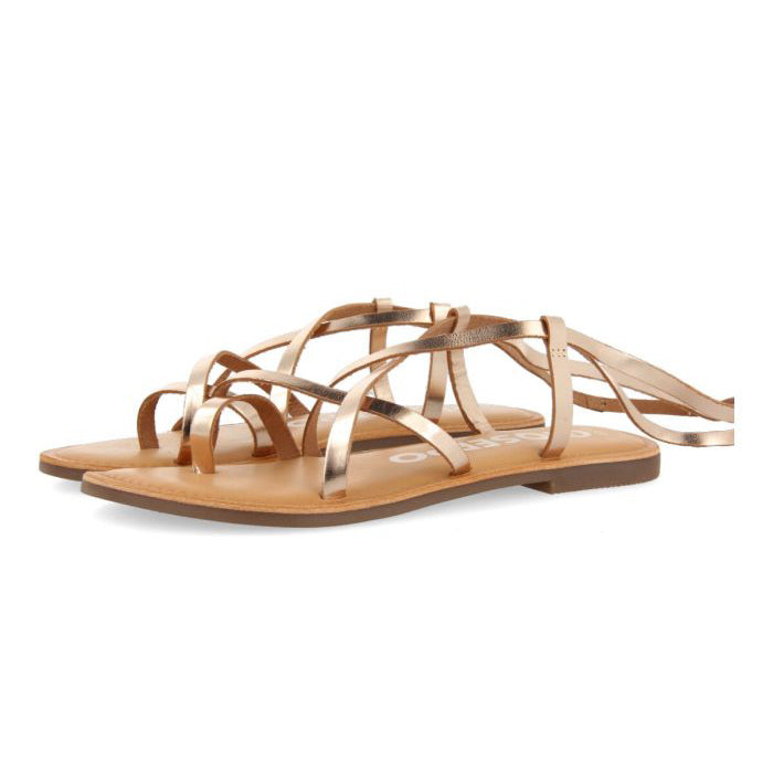 Gioseppo donna sandali schiava oro