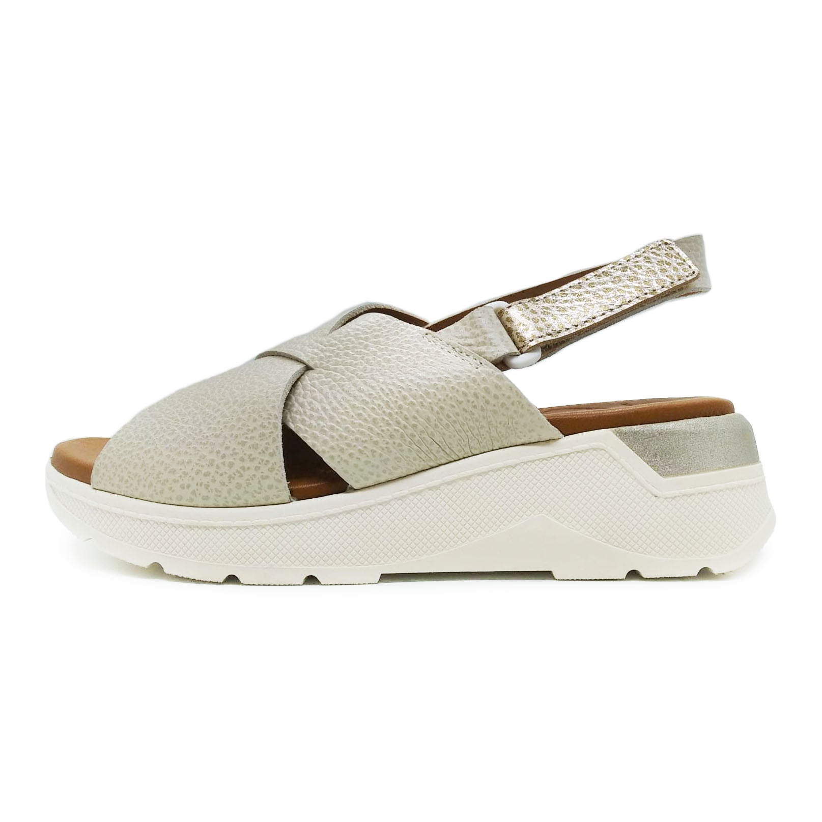 Oh My Sandals Sandali Ghiaccio in pelle Made in Spagna