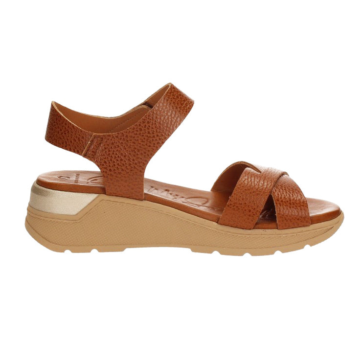 Oh My Sandals Sandali Camel in pelle Made in Spagna
