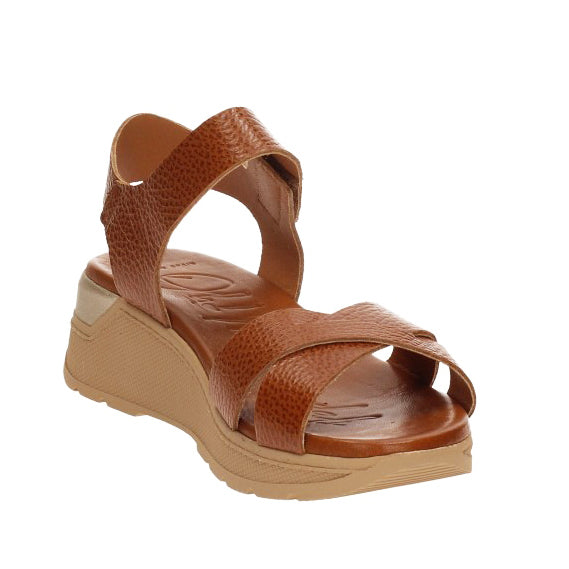 Oh My Sandals Sandali Camel in pelle Made in Spagna