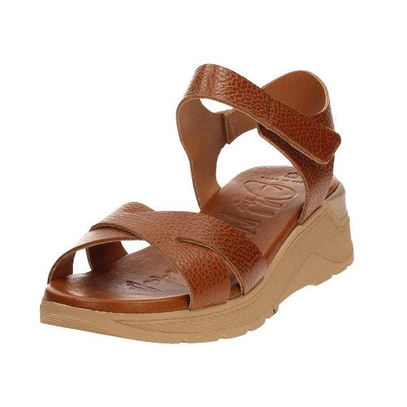 Oh My Sandals Sandali Camel in pelle Made in Spagna