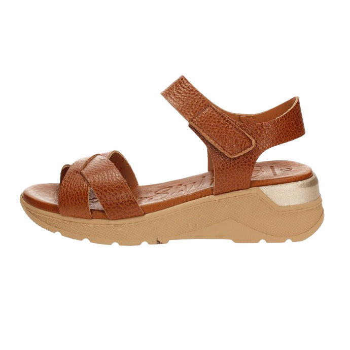 Oh My Sandals Sandali Camel in pelle Made in Spagna