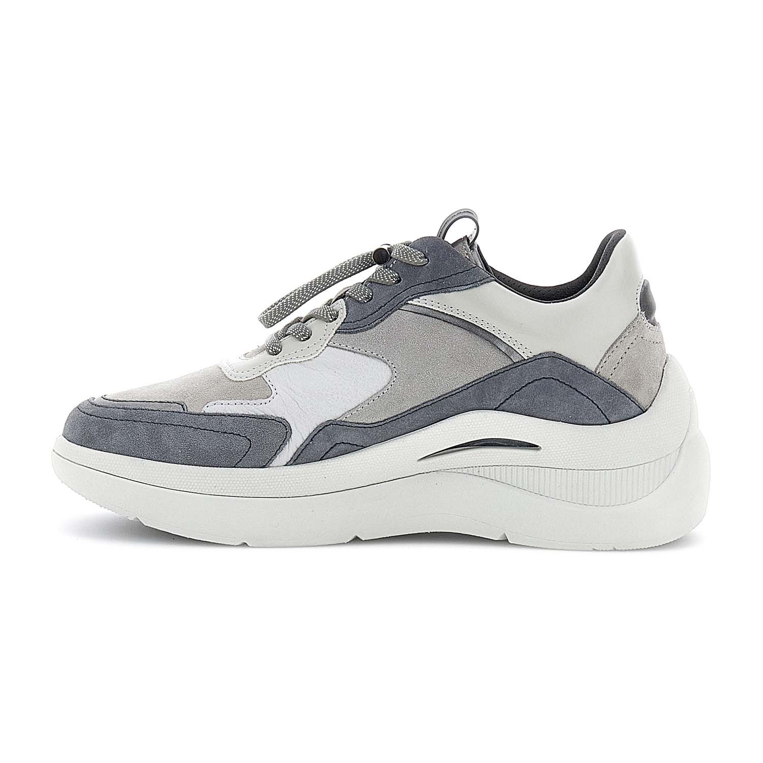 Stonefly Sneakers in pelle Rocha 2 Velour Nappa Gray