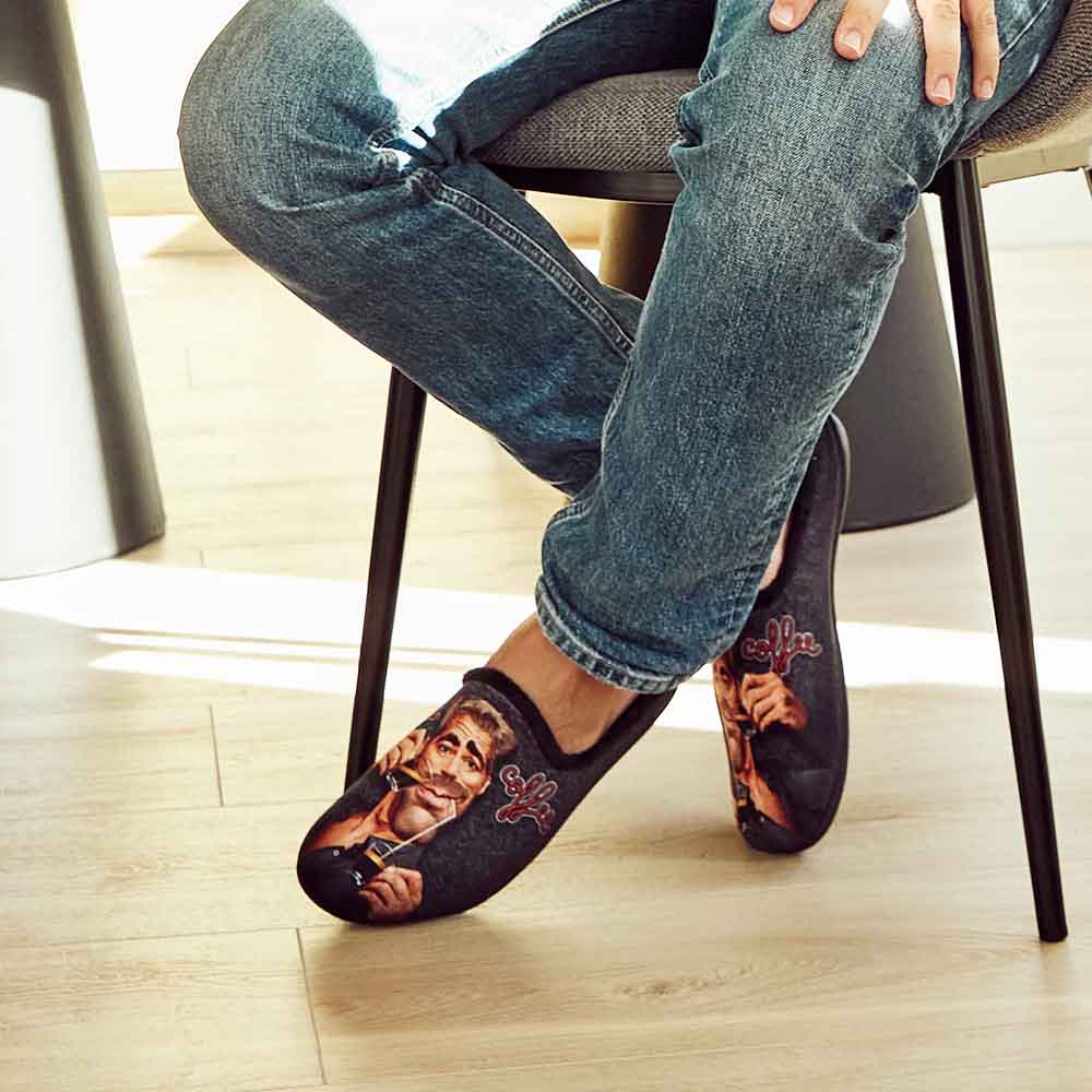 MARPEN Pantofole Uomo Invernali Aperte – Sottopiede In Morbida Pelliccia – Artigianali Made In Spain