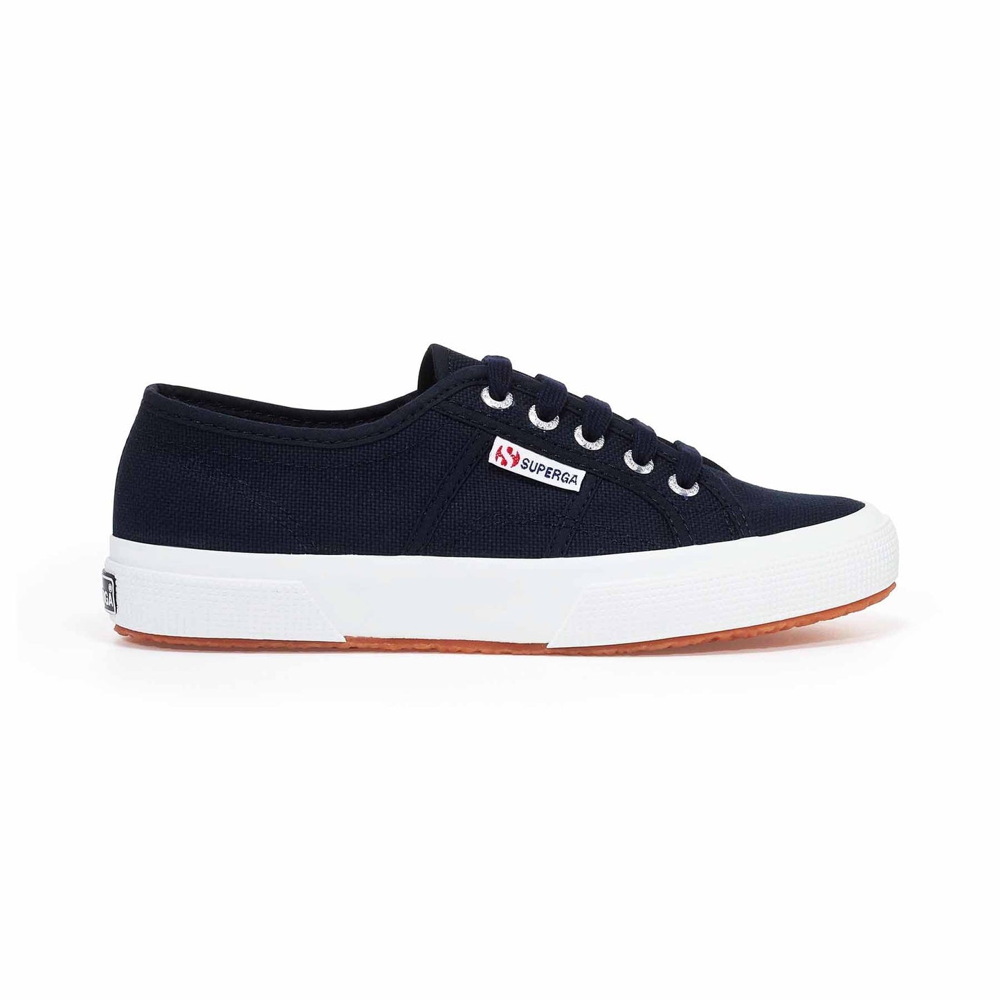 Superga sneakers in tessuto blu  fondo gomma