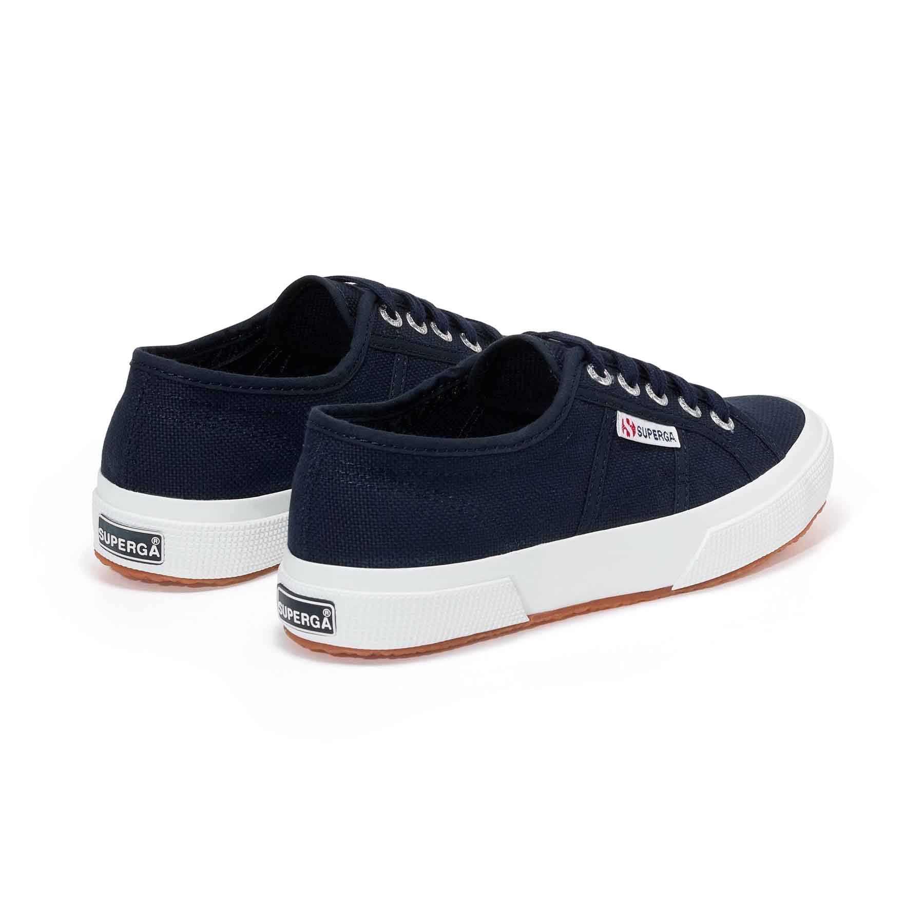 Superga sneakers in tessuto blu  fondo gomma