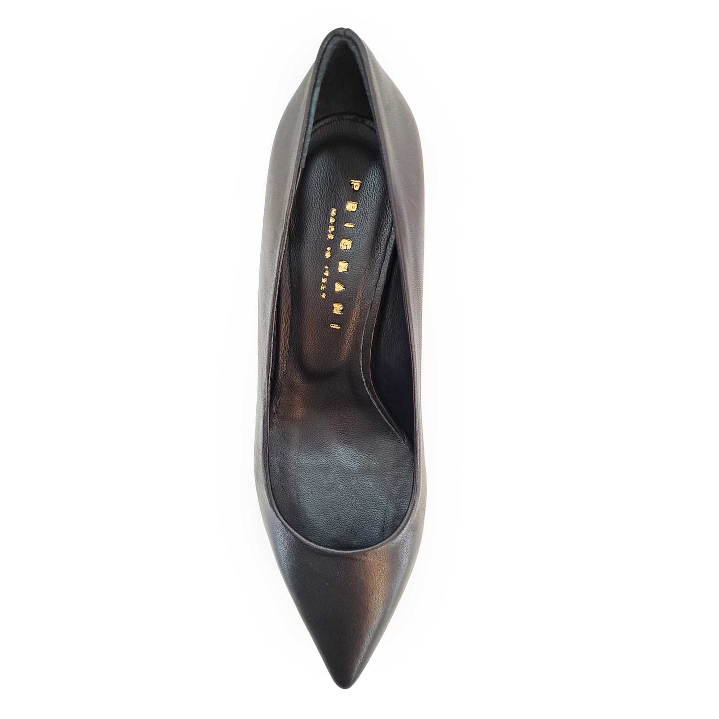 Prignani Décolleté in pelle tacco 50 Nero