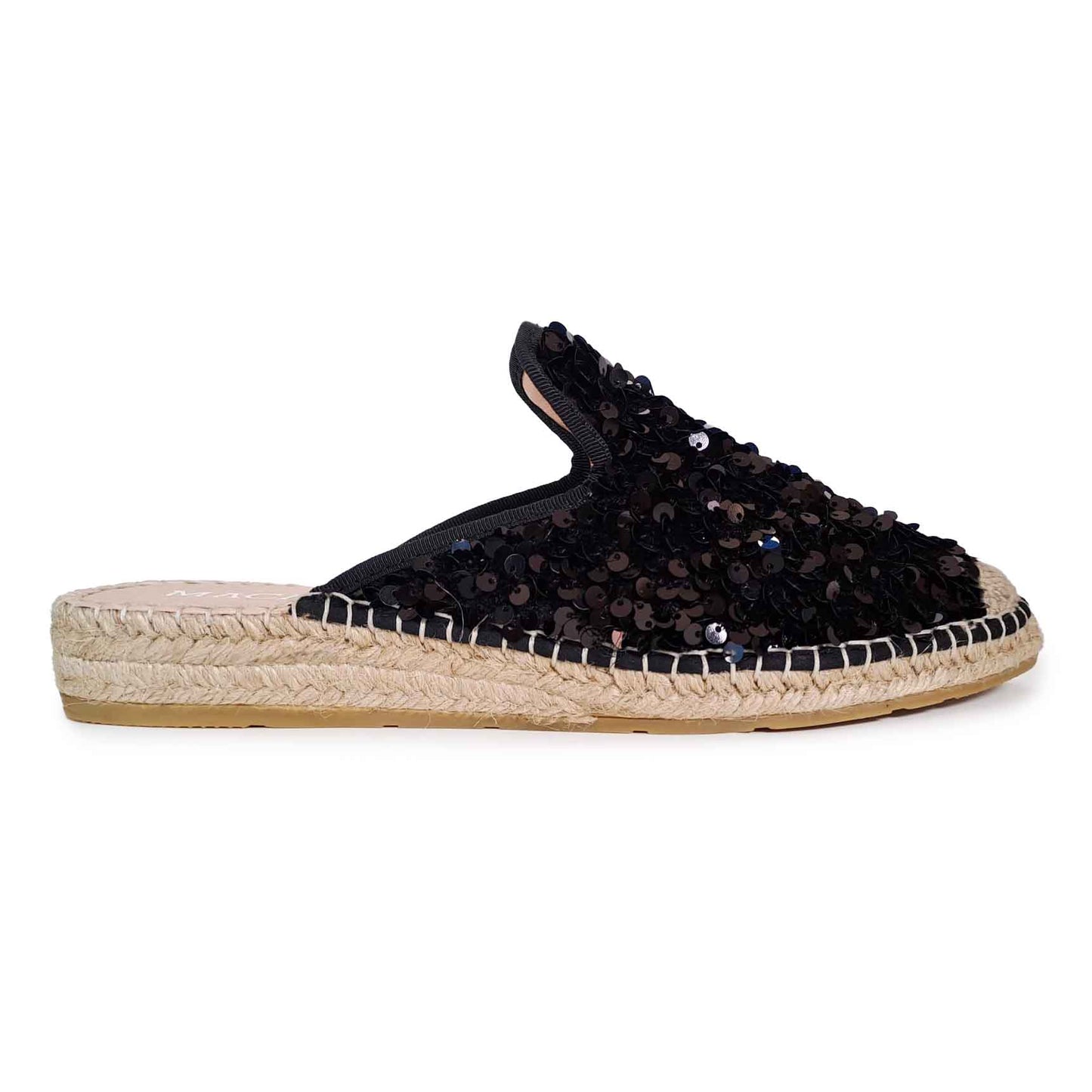 Macarena Zeppa Espadrillas Nero