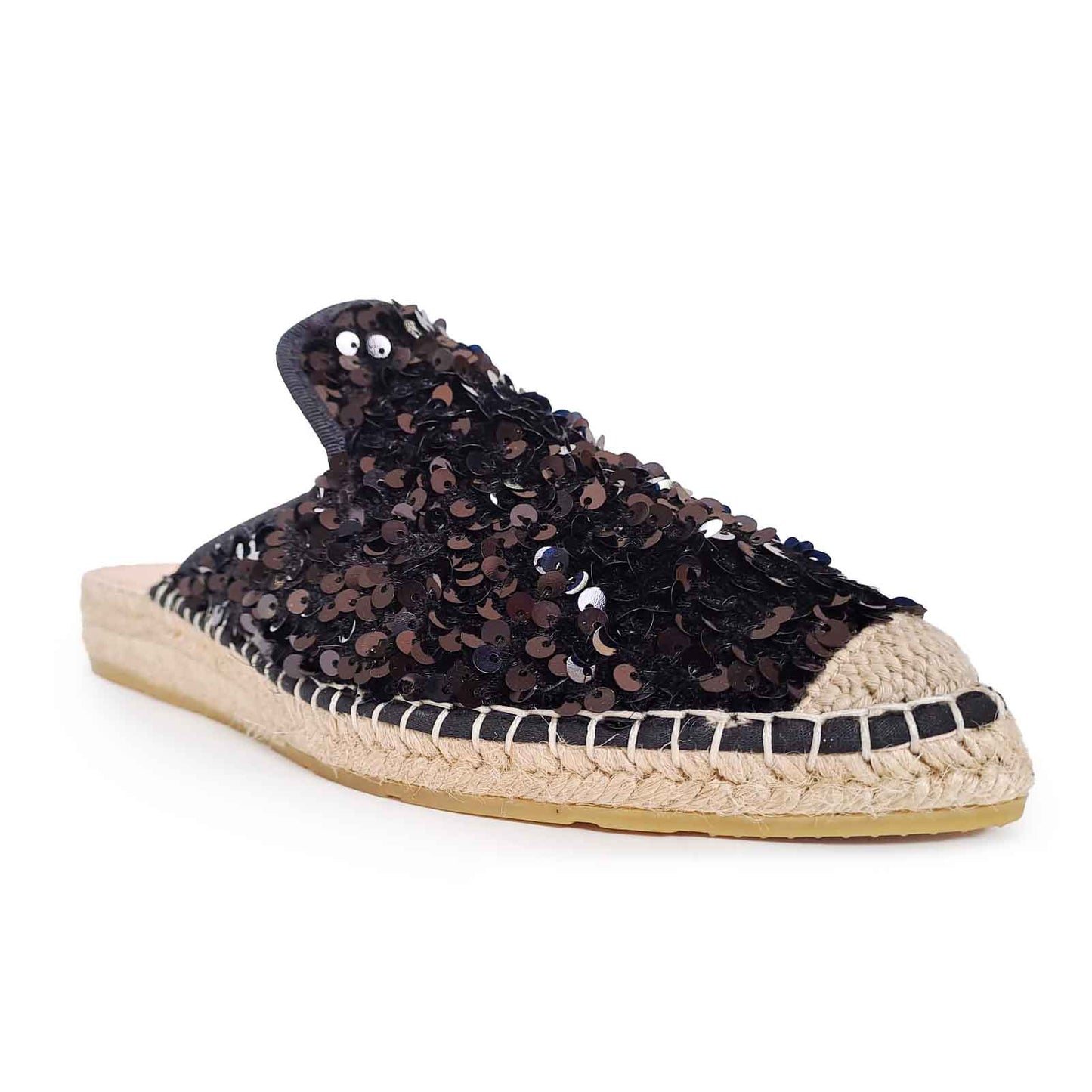 Macarena Zeppa Espadrillas Nero