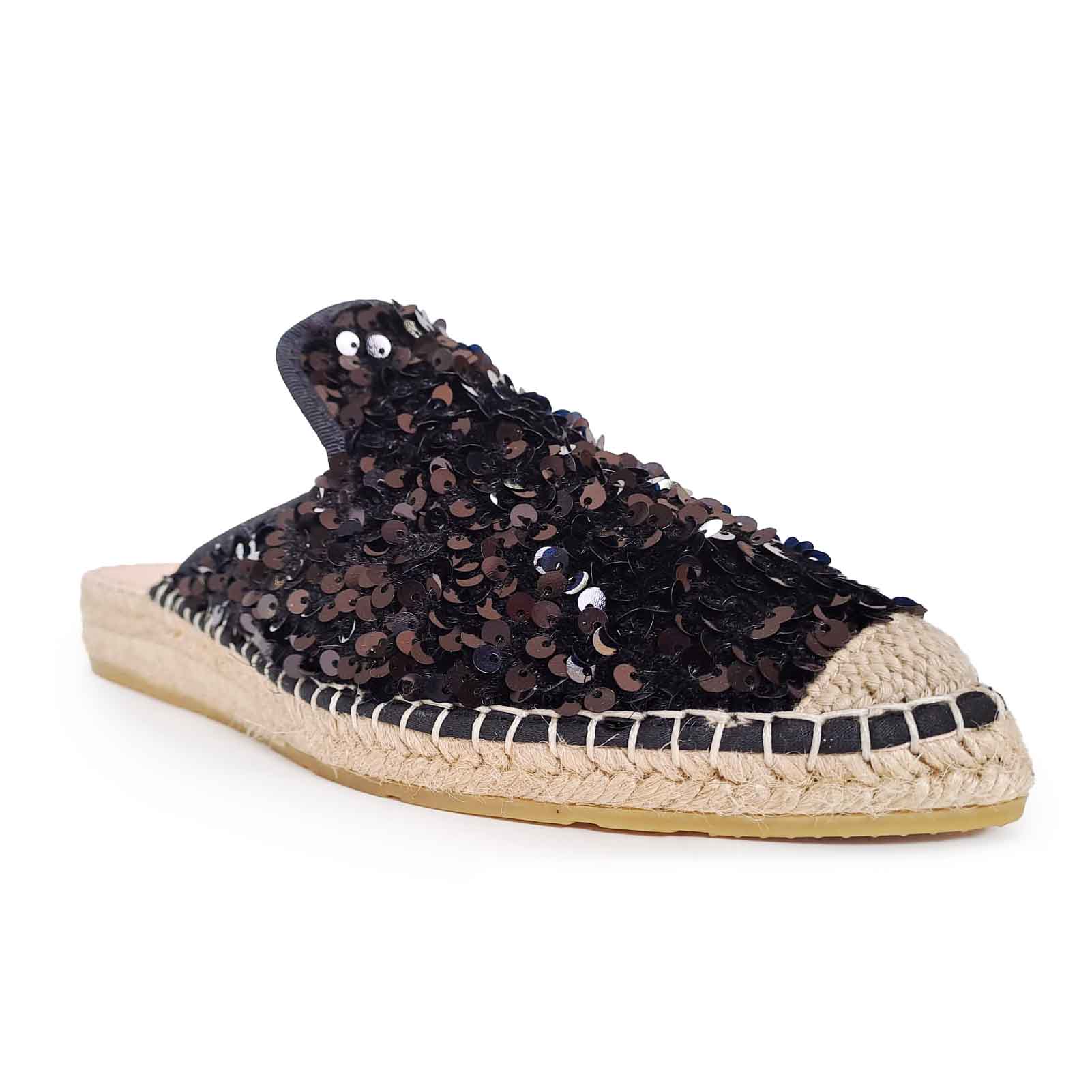 Macarena Zeppa Espadrillas Nero