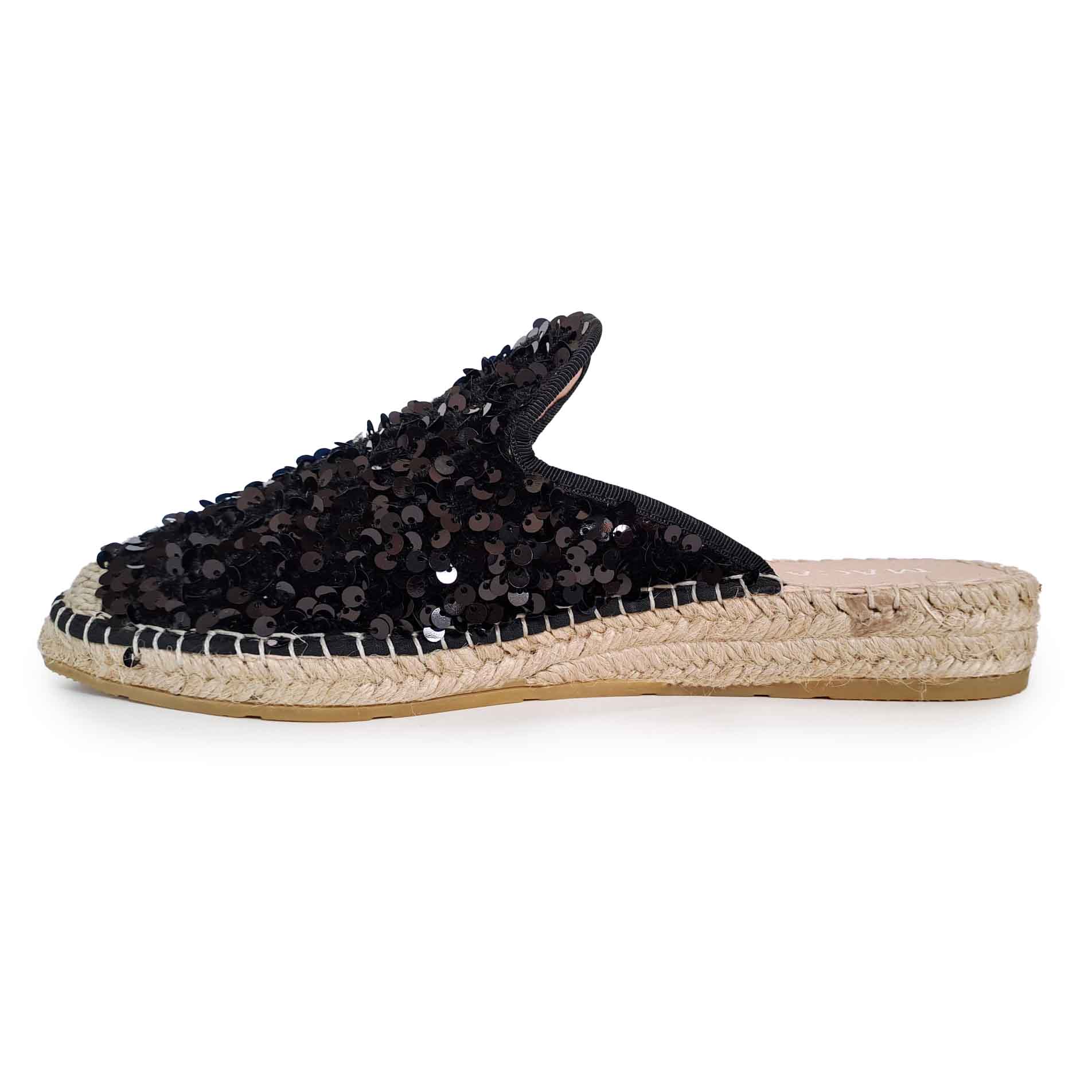 Macarena Zeppa Espadrillas Nero