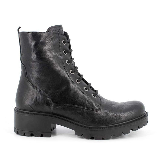 Igi&Co Anfibi con tacco in pelle da donna nero