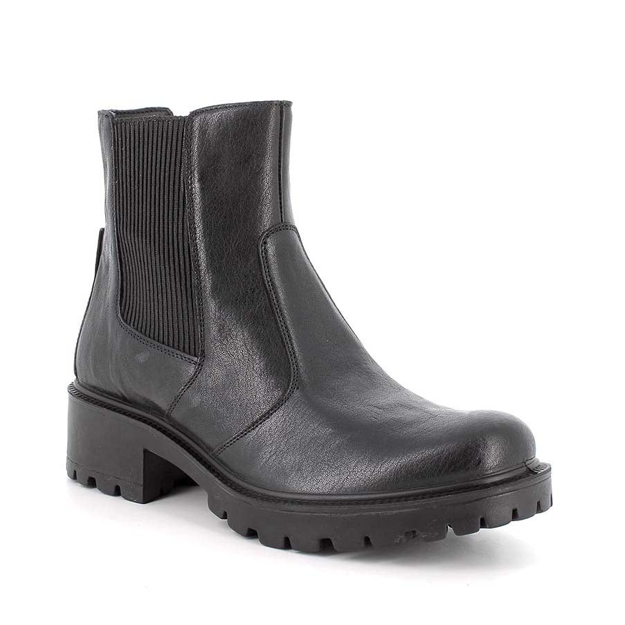 Igi&Co Stivaletti con tacco in pelle da donna nero