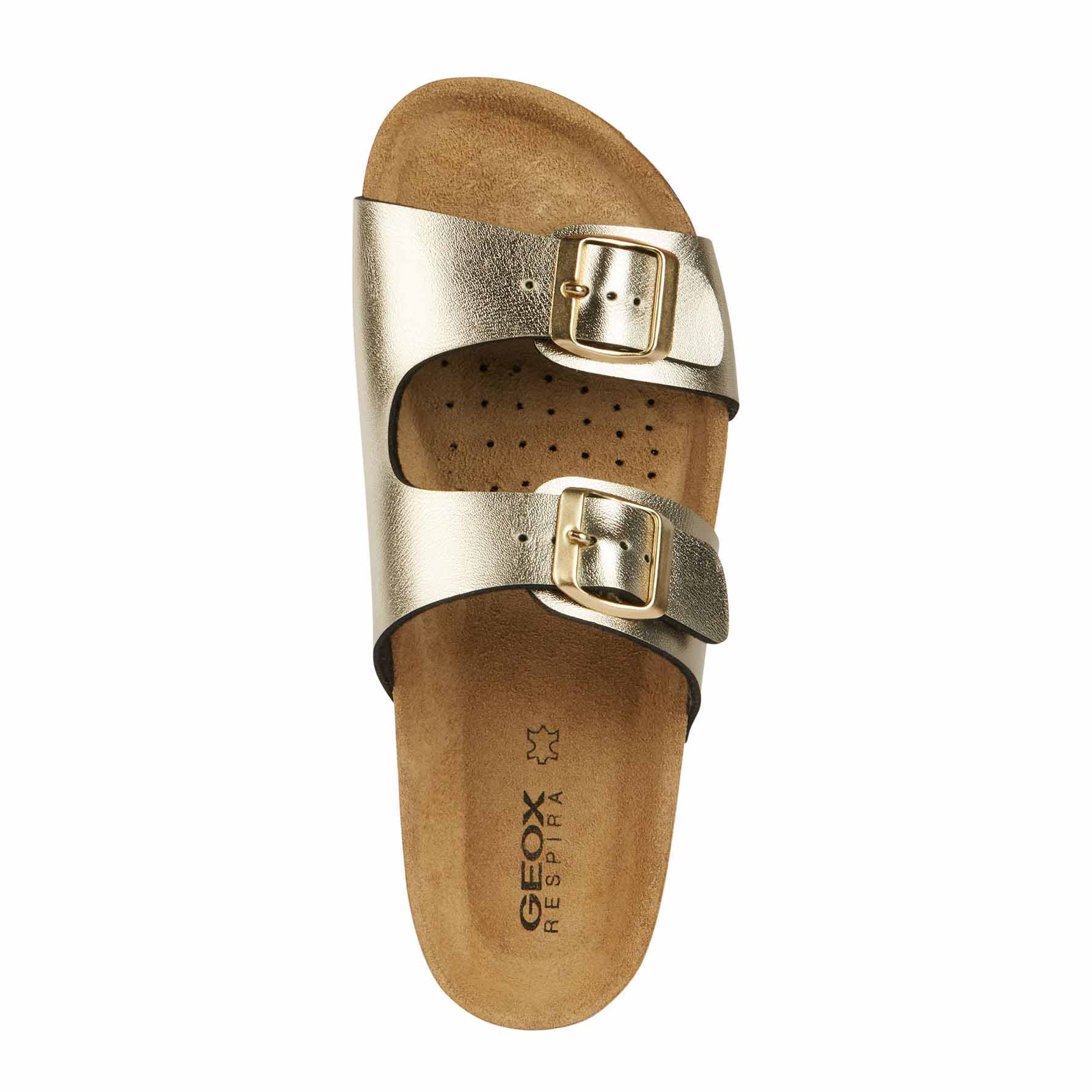Geox sandalo in pelle BRIONIA Oro