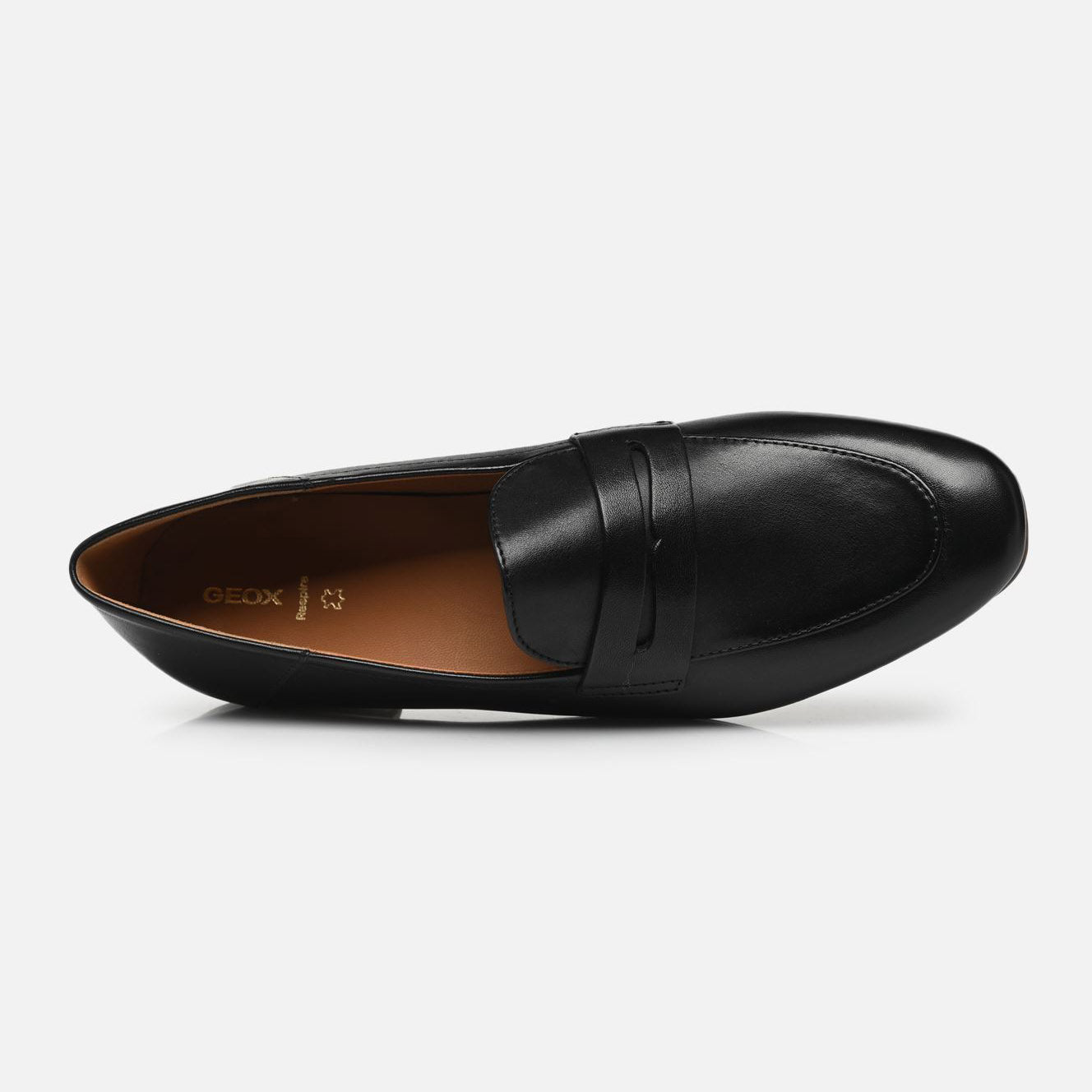 Geox mocassini MANTINEA in pelle nero