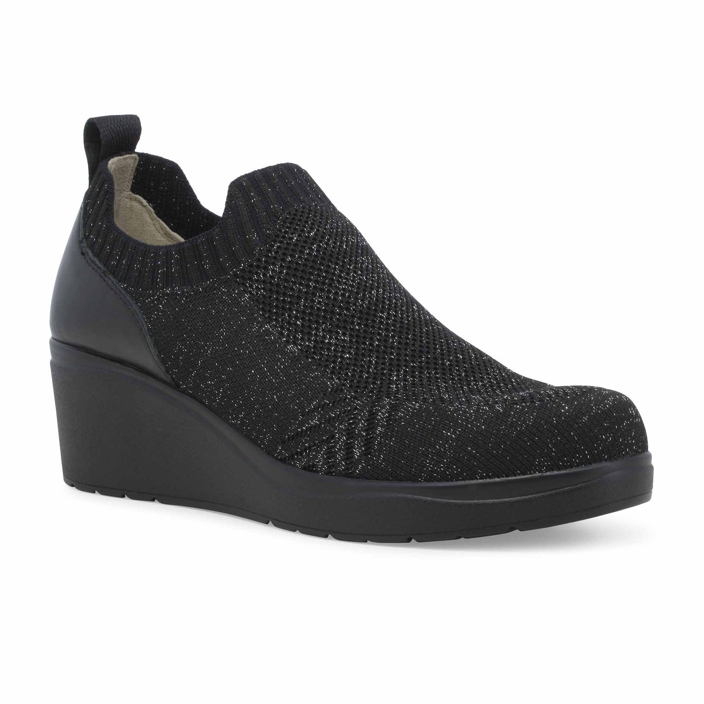 Melluso walk sneakers in tessuto nera