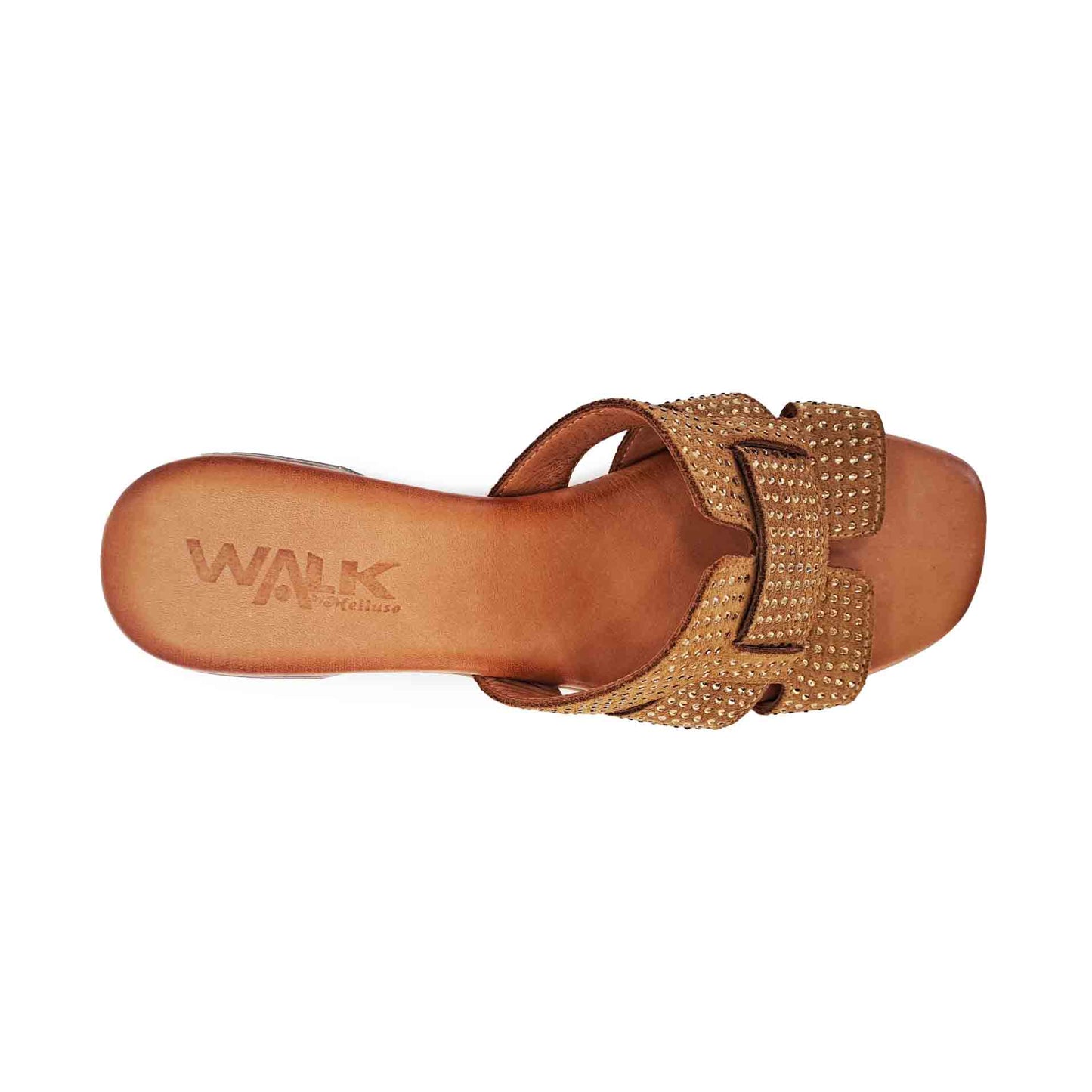 Walk ciabatta in pelle memoru Cuoio
