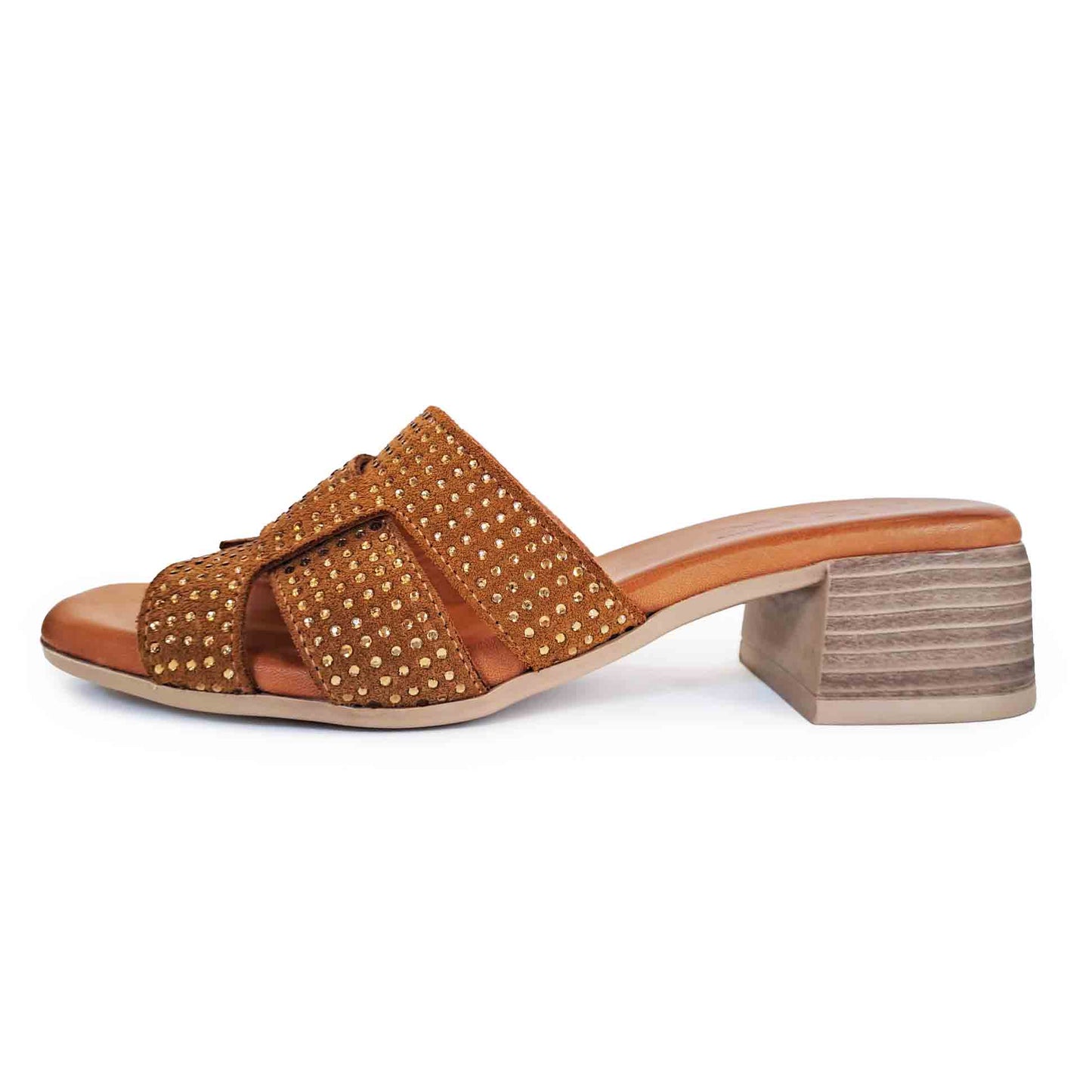 Walk ciabatta in pelle memoru Cuoio