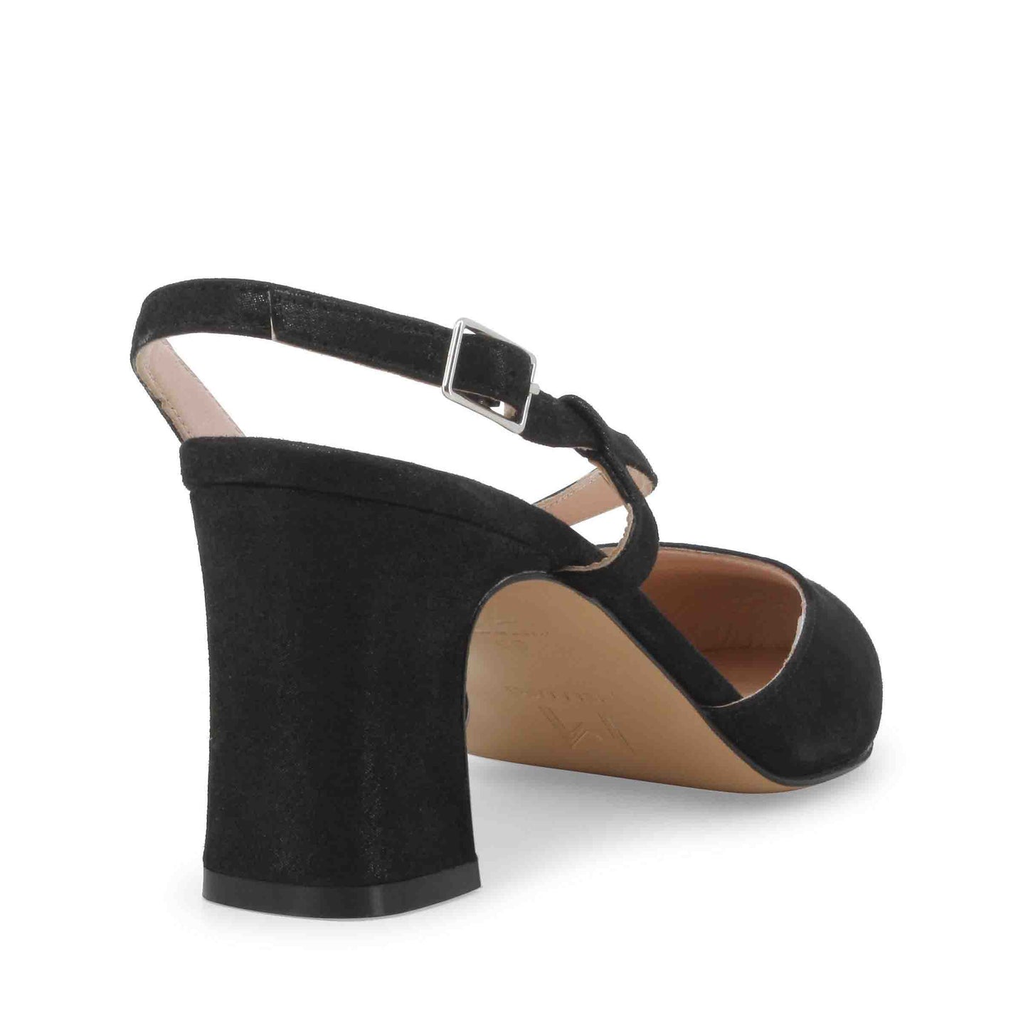 Melluso Décolleté donna in camoscio nero x517z